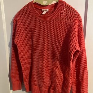 Cat & Jack Coral Pink Knit Sweater